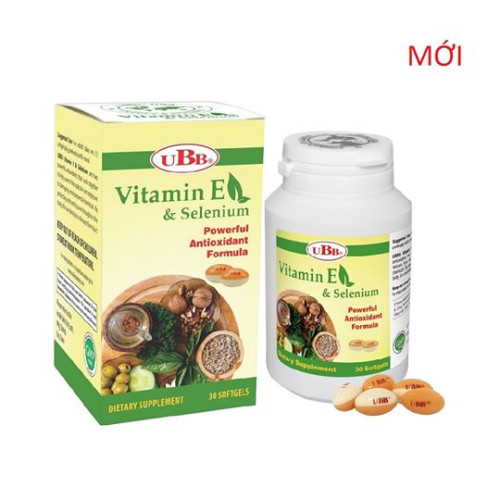 Thực phẩm bảo vệ sức khỏe UBB® VITAMIN-E & SELENIUM